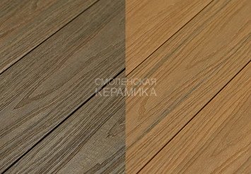 Доска террасная CM Decking REVERSE 3000х138х23 мм Тик\Рэдвуд