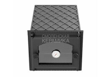 Духовка чугунная крашенная ДП-ДТ-6АС (345x289x500) 317x260x447 окрашенная, с термометром (Рубцовск)