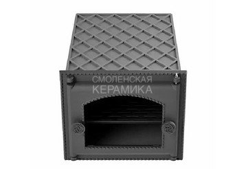 Духовка чугунная крашенная ДП-ДТ-6АС без решетки, под стекло (Рубцовск)