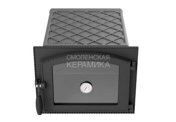 Духовка печная чугунная ДП-ДКГ-2АС (438x332x574) 378×303×492, окрашенная, с термометром (Рубцовск)