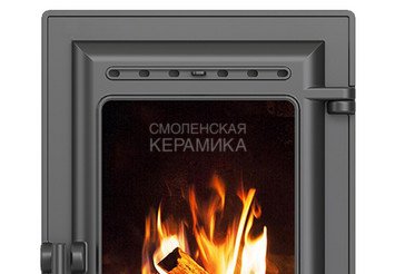 Дверка ЭВЕРЕСТ каминная 310 (Антрацит)