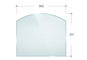 Дверка ВЕЗУВИЙ каминная 205 (Антрацит)