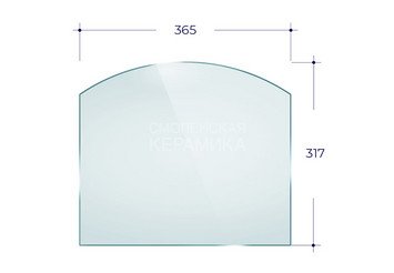 Дверка ВЕЗУВИЙ каминная 205 (Бронза)