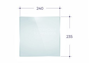 Дверка ВЕЗУВИЙ каминная 210 (Антрацит)