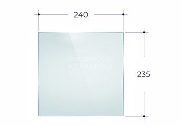 Дверка ВЕЗУВИЙ каминная 210 (Бронза)
