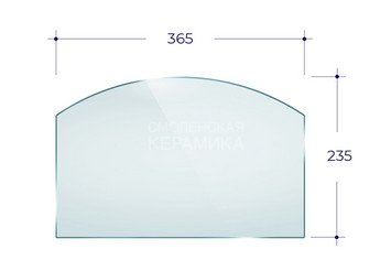 Дверка ВЕЗУВИЙ каминная 222 (Антрацит)