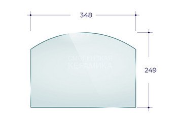 Дверка ВЕЗУВИЙ каминная 224 (Антрацит)