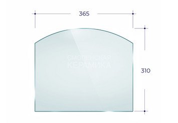 Дверка ВЕЗУВИЙ каминная 240 (Антрацит)