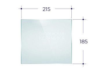 Дверка ВЕЗУВИЙ каминная 260 (Антрацит)