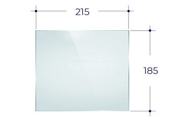 Дверка ВЕЗУВИЙ каминная 260 (Бронза)