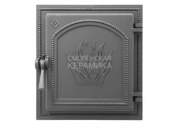 Дверка ВЕЗУВИЙ каминная 271 (Антрацит)