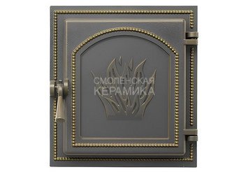 Дверка ВЕЗУВИЙ каминная 271 (Бронза)