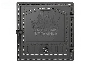 Дверка ВЕЗУВИЙ каминная 281 (Антрацит)
