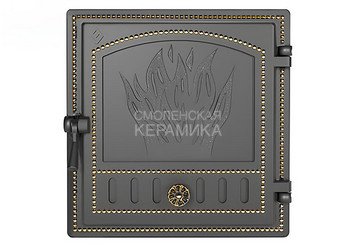 Дверка ВЕЗУВИЙ каминная 281 (Бронза)