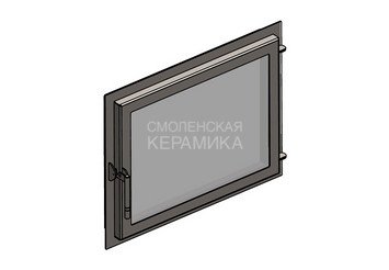 Дверка ВЕЗУВИЙ каминная 700 (М) Антрацит