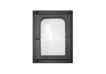 Дверца каминная FIRE WAY (310х410) 250х350 со стеклом К303