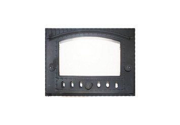 Дверца каминная FIRE WAY (435х320) 375х300 со стеклом К202