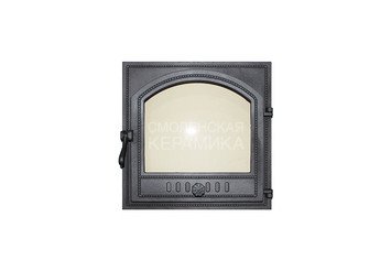 Дверца каминная FIRE WAY (490х490) 410х410 со стеклом К505