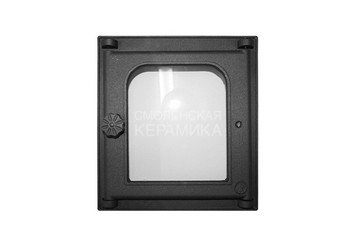 Дверца топочная FIRE WAY (310Х340) 250х280 со стеклом К302