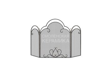 Экран каминный Везувий С130B