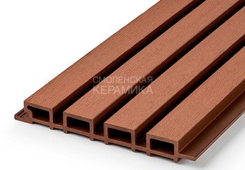 Фасадная панель Реечная EasyDecking Wood-X 219×26×3010 мм, Коричневый