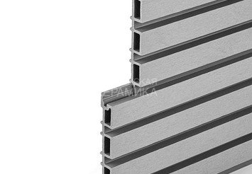 Фасадная панель Реечная EasyDecking Wood-X 219×26×3010 мм, Серый