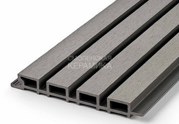 Фасадная панель Реечная EasyDecking Wood-X 219×26×3010 мм, Серый