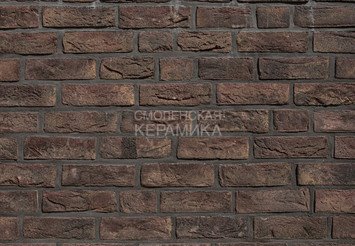 Фасадная плитка ручной формовки Real Brick «Europe» бордовый