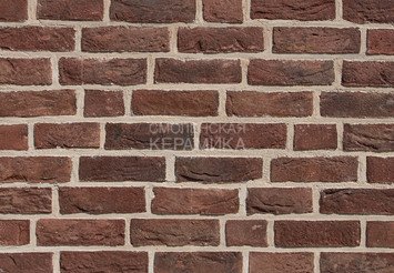 Фасадная плитка ручной формовки Real Brick «Europe» кирпичный