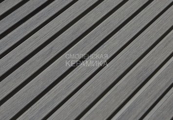 Фасадная (стеновая) реечная панель CM WALL, 219х26х3000 мм, STONE GRAY (Стоун Грей)