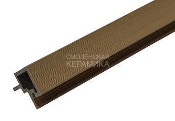 Фасадная (стеновая) реечная панель CM WALL, 219х26х3000 мм, TEAK (Тик)