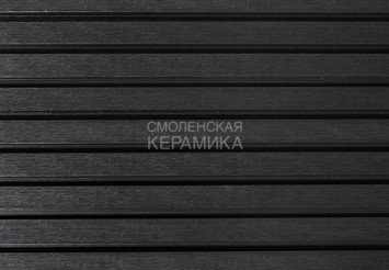 Фасадная (стеновая) реечная панель CM WALL, 219х26x3000 мм, BLACK WOOD (Черное дерево)