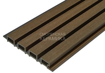 Фасадная (стеновая) реечная панель CM WALL DUAL, 219х26x3000 мм, MACADAMIA (Макадамия)