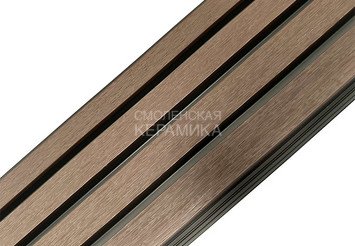 Фасадная (стеновая) реечная панель CM WALL DUAL, 219х26x3000 мм, MACADAMIA (Макадамия)