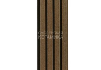 Фасадная (стеновая) реечная панель CM WALL DUAL, 219х26x4000 мм, MACADAMIA (Макадамия)