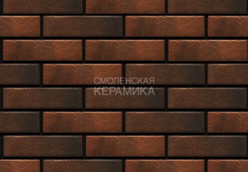 Фасадная термопанель рядовая АЛЯСКА 26. Retro brick cardamon, 60 мм