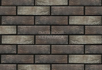 Фасадная термопанель рядовая АЛЯСКА 28. Loft brick peper, 60 мм