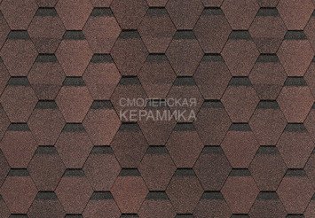Гибкая черепица Döcke Europa KARAT коричневый