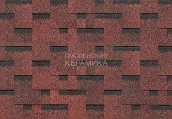 Гибкая черепица Döcke Europa MATRIX красный