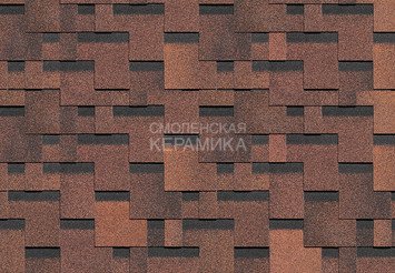 Гибкая черепица Döcke Premium ГЕНУЯ кофе