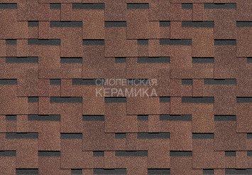 Гибкая черепица Döcke Premium ГЕНУЯ кунжут