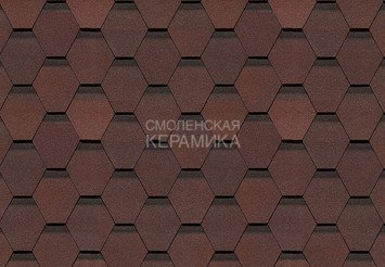Гибкая черепица Döcke Premium ШЕФФИЛД зрелый каштан