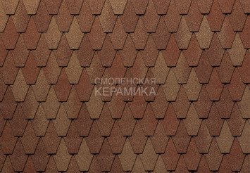 Гибкая черепица TEGOLA PREMIUM Кастелло красный Европа