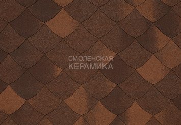 Гибкая черепица TEGOLA PREMIUM Versaille Quarzo marrone 120