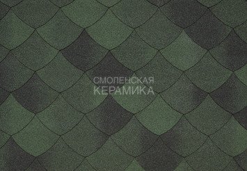 Гибкая черепица TEGOLA PREMIUM Versaille Verde smeraldo 476