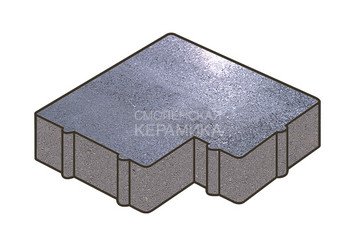Гранитная тротуарная плитка Готика, Калипсо Granite FINO, 60 мм, Амфиболит