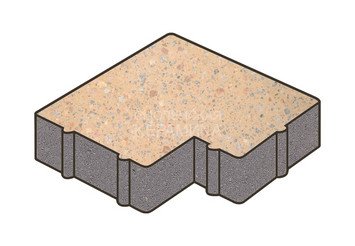 Гранитная тротуарная плитка Готика, Калипсо Granite FINO, 60 мм, Павловское