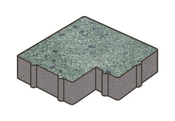 Гранитная тротуарная плитка Готика, Калипсо Granite FINO, 60 мм, Порфир