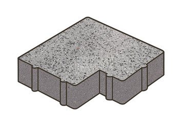 Гранитная тротуарная плитка Готика, Калипсо Granite FINO, 60 мм, Цветок Урала
