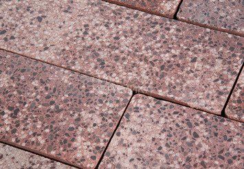Гранитная тротуарная плитка Готика, Картано Granite FINO, 60 мм, Сансет